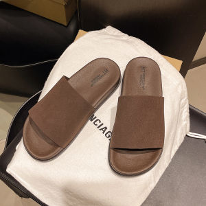 New Old Money Style WomenS Sandals For Spring And Summer Fashionable And Versatile Retro Thick-Soled Slip-On Slippers For Outdoor Wear