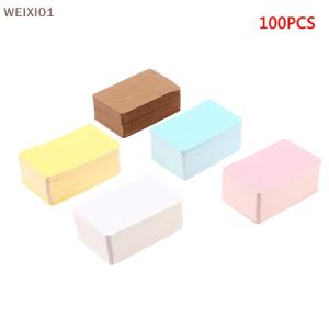 Nnuo 100 PCS Blank Playing Card Hard Paper Cardboard DIY Postcards Message
