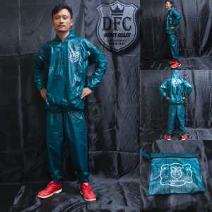 WARNA (HIJAU TOSCA) JAS HUJAN SETELAN DFC DEWASA SILER DAN NON SILER /JAS HUJAN SETELAN PRIA WANITA DEWASA/JAS HUJAN SETELAN DFC VPC/JAS HUJAN SETELAN/JAS HUJAN STELAN ATAU MANTEL HUJAN/RAINCOAT DFC/JAS HUJAN SETELAN DFC MURAH/JAS HUJAN SETELAN DAN SAUNA