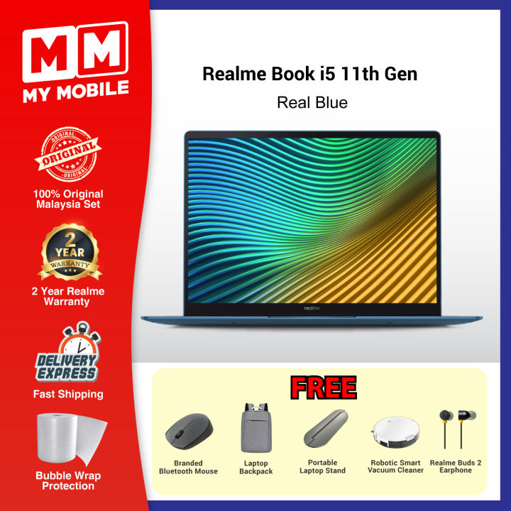 Realme Book i5/i3 11th Gen 2K Full Vision Display (8GB/512GB SSD