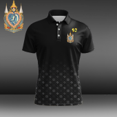 สิริกิติ์ เสื้อสีดำเสื้อโปโลผู้ชายเสื้อลายไทย 30 วันไว้ทุกข์ เสื้อโปโล เสื้อโปรโล ชาย ใส่ทำงาน ผ้าไมโครเกรดเอ เนื้อผ้านุ่มลื่น เย็นสบาย