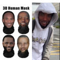 Topeng Halloween Cosplay Kobe/Curry/James/Durant 3D Seamless Magic Funny Celebrity Face Mask uni Bandana Tube Neckchief gaiter Warmer Face Cover Head Scarf Headband Headwear Masker Penutup Kepala Topeng Wajah 3D. 