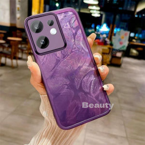 New Luxury Fashionable Feather Pattern Phone Case for Vivo X200 FE Ultra Pro X200Pro Mini X200S X200FE VivoX200FE 5G 2025 Casing Full Camera Protection Shockproof Soft Silicon Bumper Back Cover