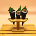 ขาตั้งเทมากิ Temaki ที่วางซูชิทรงกรวย ที่เสียบแคลิฟอร์เนียโรล ขาตั้งไอติมทรงกรวย 3 รู 4 แบบ. 