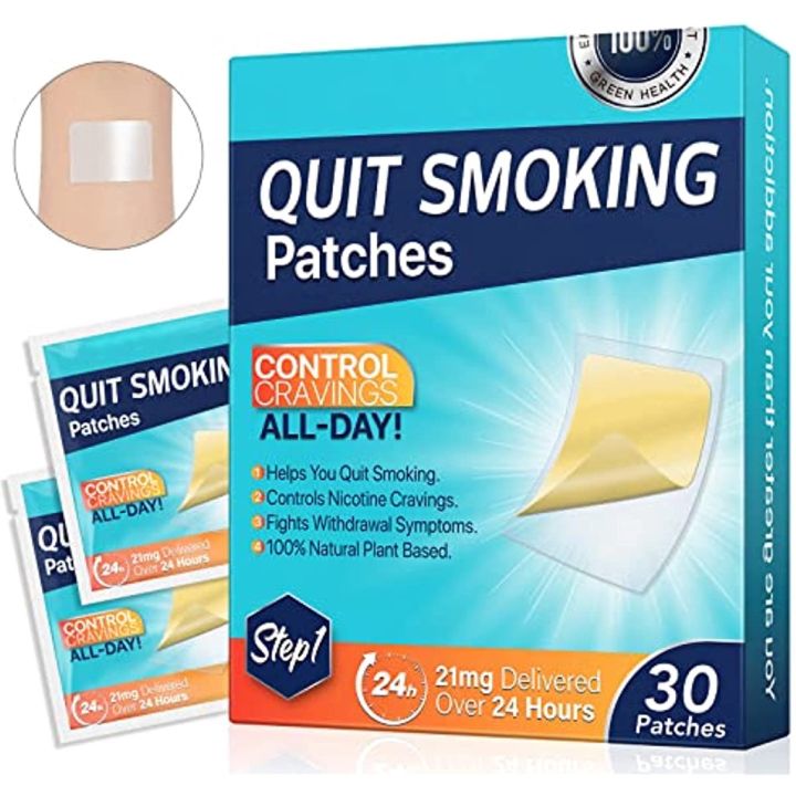 21mg Step 1 Smoking Aid Stop Smoking Patch Easy and Effective to Help ...