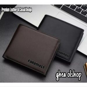DOMPET PRIA KULIT PREMIUM EXCLUSIVE BRAND FOREMOST HIGH QUALITY IMPORT  WALLET PRODUCT SIZE PENDEK BEST SELLER COD