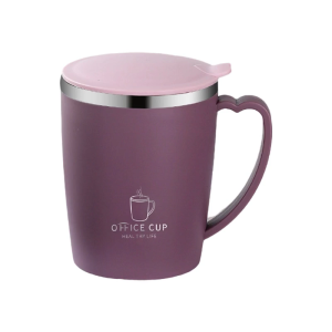 Reusable Stainless Thermal Cup With Lid Handle Portable Thermal Water Bottles Mug For Coffee Juice