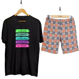 Setelan Kotak Wanita Be Kind