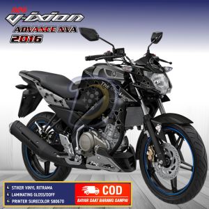 Decal Vixion Advance 2016 Striping Yamaha Vixion NVA Stiker Motor Vixion Advance The Maniac