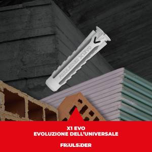 [Video] Tắc kê nở nhựa Ý cao cấp X1 Friulsider - hiện đại thông minh chịu tải cao dùng cho tất cả loại tường nền