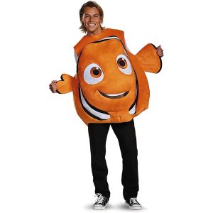 New Styel Adults Kids Composite Sponge Jumpsuit Animal Cospaly Clownfish Nemo Halloween Costume for Man2026