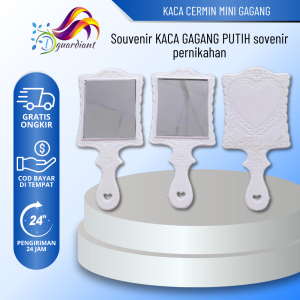 Souvenir KACA GAGANG PUTIH sovenir pernikahan SOUVENIR DLL