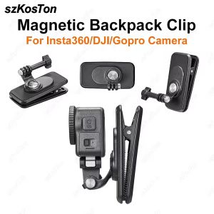 Universal Backpack Clip for Insta360 X6 X5 X4 X3 X2 Go3/S GoPro 13 12 11 10 9 DJI OSMO Action 6 5 4 3 Camera 360° Rotation Backpack Mount