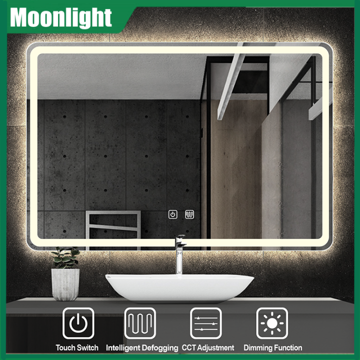 【Damaged Replacement】75X120CM Rectangle Bathroom Smart Mirror WIth ...