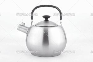 BUFFALO SUS304 Kettle 3.5L Whistling Kettle | One Piece Design | Fast Boiling 牛头牌3.5L不锈钢热水壶 哔哔壶 (ET184)