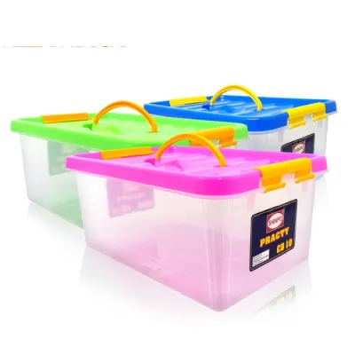 Container Box SHINPO / Kontainer Box / Tempat Penyimpanan / 10 Liter Ukuran 36.5 x 24 x 16 cm