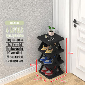 Foldable Shoe Rack Multi Tier Tall Storage Rack Simple Shoes Shelves Shoe Organizer