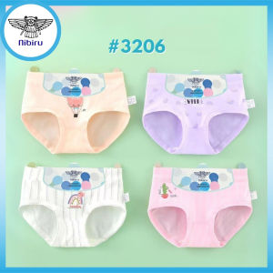 NIBIRU Celana Dalam Anak Perempuan Segitiga 3-10 Thn Katun Premium 3206 (2Pcs) Murah Harga Grosir