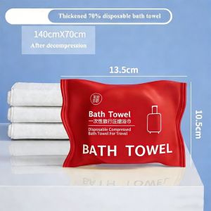 70x140CM Disposable Bath Towel Compressed Travel Bath Towel 70x140cm Cotton Travel Essential Towel
