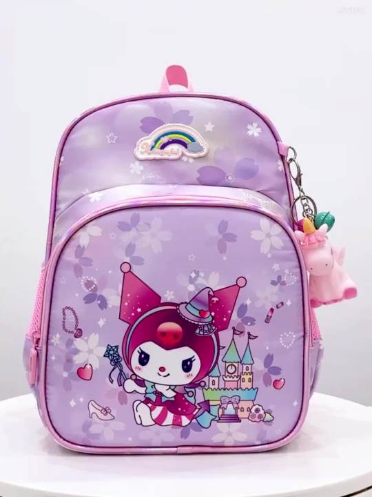 Kanak-kanak jepun wanita ransel kartun corak beg sekolah untuk kanak ...