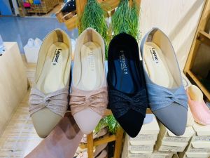 ส่งเร็วพิเศษ! รองเท้าคัทชู หัวแหลม หน้าโบว์บิด มี4สี ไซล์36-45 - Shoes8888 แบบรองเท้า สำหรับการสุดยอดแผ่น สูงสุด!