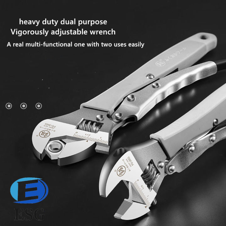 10 Long MaxGrip Locking Adjustable Wrench Lazada PH