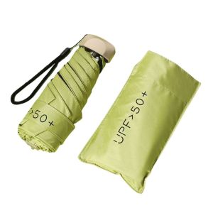 Mini Foldable Umbrella 6 Bone Flat UV Protection UPF50+ Payung Lipat Mini Portable Travel Friendly Pocket Umbrella