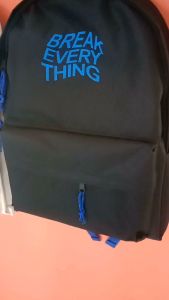 Tas Ransel Sekolah Pria Tas Korea Backpack Kanvas Break Everything