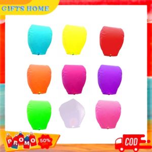 Gifts Home Lampion Terbang / 1Pcs Flying Sky Lanterns warna-warni / Lentera terbang tahun baru imlek