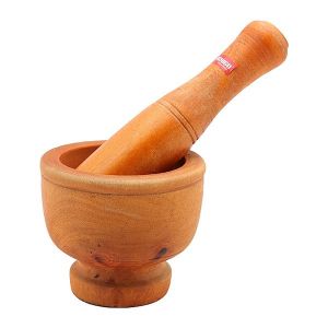 Bộ chày giã cối gỗ tự nhiên 16cm size lớn bền đẹp chắc chắn cao cấp cho mọi nhà