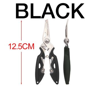 SITA Stainless Steel Micro Split Ring Plier Braid Fishing Gear Scissor Fishing Pliers