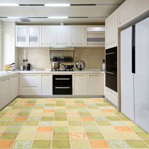 สติกเกอร์ติดพื้นในห้องน้ำด้วยตนเองวอลล์เปเปอร์กันน้ำสำหรับห้องครัวห้องน้ำกระเบื้องปูพื้นกันลื่นและกันรอย