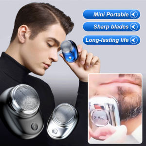 🔋 Portable Rechargeable Shaver / Mini Electric Razor / Travel Shaving Device For Men / Stainless Steel Blade / USB Charging – Shaver Rechargeable Shaver