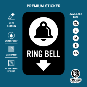 Doorbell Arrow Direction. Sticker Sign Small Label. Adhesive Arrow Doorbell Stickers. Doorbell Location Pointer