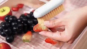 Fruit and Vegetable Washing Machine Titanium Electrolysis Fruit Cleaner Device with Vortex Cleaning Waterproof Wireless Fruit and Vegetable Purifier for Home Kitchen (1)
