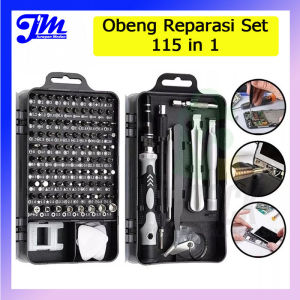 Obeng Set 115 in 1 Kepala Magnetic Alat Perkakas Perlengkapan Service Komputer Laptop Kamera Hp Jam Tangan Drone Radio