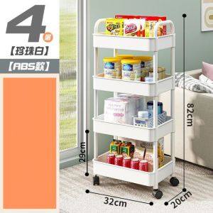 Kệ đựng đồ đa năng có bánh xe đẩy chuyên dụng cho spa phòng tắm bếp