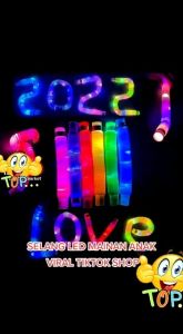 Mainan Virall CEV Light Up Pop Pipes mainan Lampu stick Pipa selang