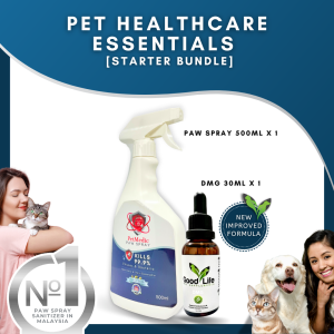 PetMedic Pet Healthcare Essentials (Paw Spray/GoodLife DMG) - Starter Bundle