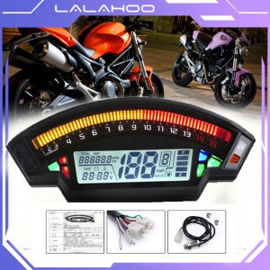 Tachometer Speedometer Odometer Digital Speedometer Digital NINJA MODEL ZX10 Untuk Pengukur 124 Silinder