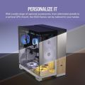 Corsair 6500X Mid-Tower Dual Chamber E-ATX PC Case - Black/White. 
