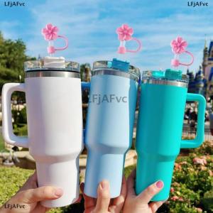 [COD] LFjAFvc Flower Straw Cover Caps Silicone Straw Tips Lid 10mm Reusable Dust-Proof Straw Topper For Stanleys Cup Party Decor