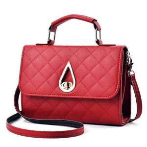 Tas Selempang Wanita Kasual Handbag Cewek Fashion Korea Kekinian Kulit PU Sling Bag Bahu COD T123