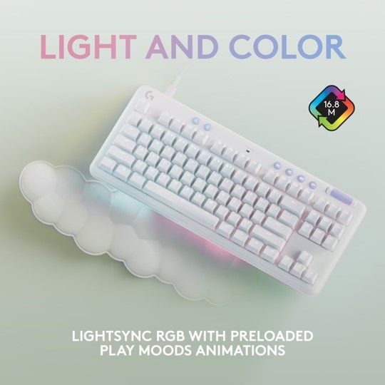 Logitech%20G713%20Wired%20Mechanical%20Gaming%20Keyboard%20with%20LIGHTSYNC%20RGB%20Lighting,%20Tactile%20Switches%20(GX%20Brown)%20and%20Keyboard%20Palm%20Rest,%20PC%20and%20Mac%20Compatible,%20White%20Mist%20-%20Image%207