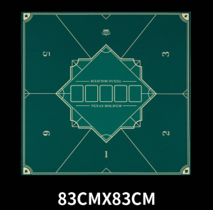 【Bad Beat Club】Square Poker Table Mat / Poker Felt / Super Smooth / Mahjong Table Size / 83cm * 83cm【Ship Out 24Hrs】