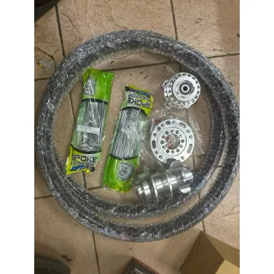 Tak siap pasang Y15 y15zr y125 125 lc135 y125zr alloy RIM SET alloy hub gantang sprint test hub sprint hub 1.40/1.40x17