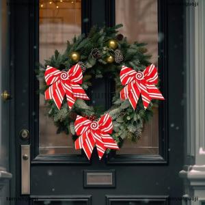 [COD] tunyunguoji Christmas BowsLarge Wreaths Bows For Tree Gift Wrapping GarlandChristmas Decoration Holiday Crafts Xmas Tree Ribbon Ornaments