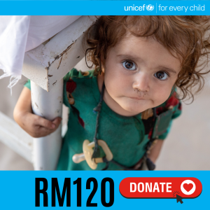 Donate 12000 Water Purification Tablets to children - UNICEF Malaysia