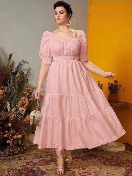 Lazada shop pink dress