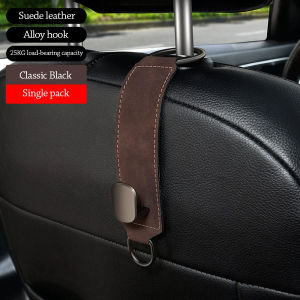 รถหนังพนักพิงศีรษะตะขอรถที่นั่งกลับตะขอคู่กับผู้ถือกระเป๋าและผู้ถือโทรศัพท์มือถือรถตะขอการจัดเก็บสําหรับกระเป๋ากระเป๋าสากลสําหรับรถ รถเอสยูวี รถบรร